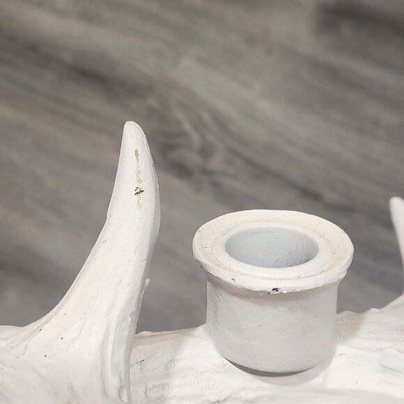LG White 4 Candle Antler Centerpiece - Picture 8 of 8